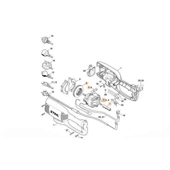 STIHL    Silnik elektryczny 230V (0,54kW) 6440 600 0231